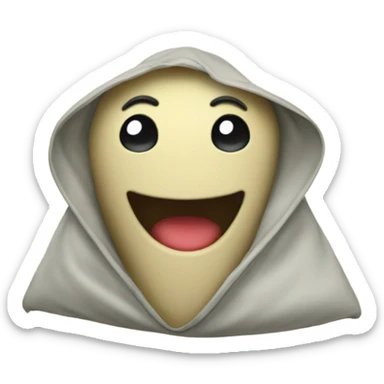 happy pepper in blanket sticker