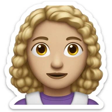 Une personne qui juge de façon négative sticker