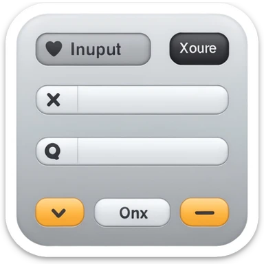 Text input with bold and italics buttons sticker