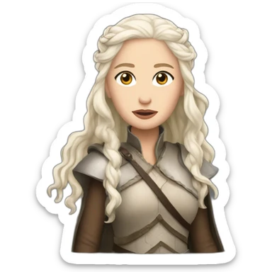 Daenerys Targaryen from game of thrones sticker