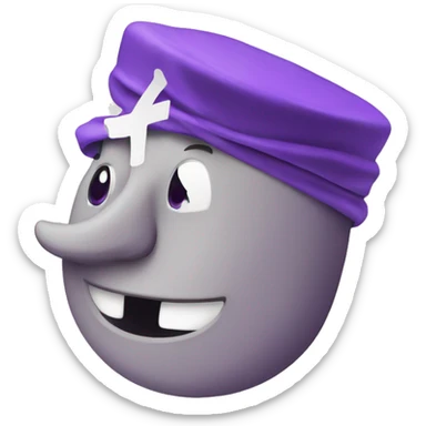 Purple euro money  sticker