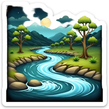 ACHERON RIVER sticker
