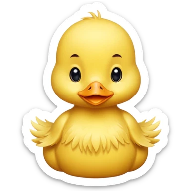 Baby duckling sticker