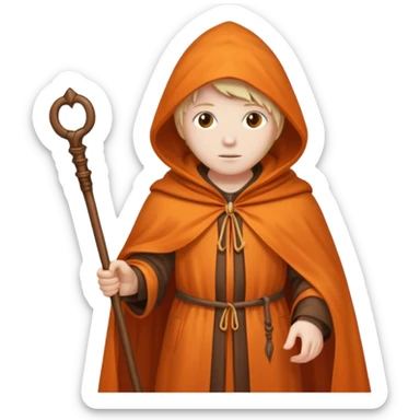 orange mage cane sticker