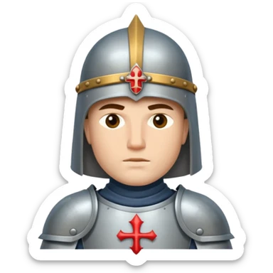Crusader sticker