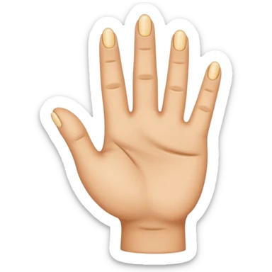 La moite de cette emoji 🫶 sticker