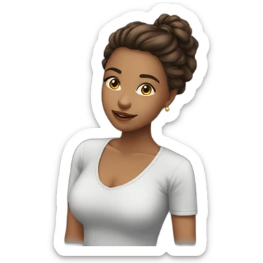 beautiful girl italia real sticker