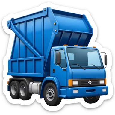 a roll off dumpster truck sticker