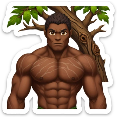 PHILIPPINE MYTHICAL CREATURE UGLY TREE GIANT MAN BUT MASCULINE AND HUNK sticker