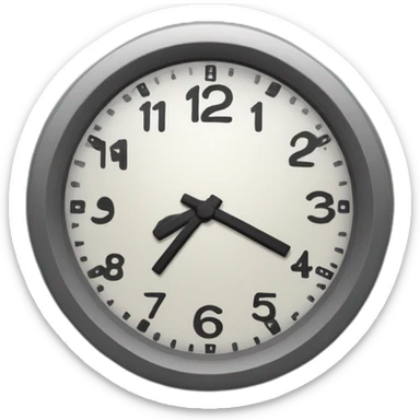 create a clock with the following time 3:30 p.m. sticker