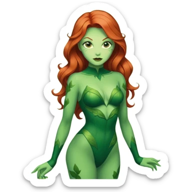 poison ivy standing sticker
