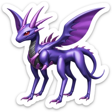Genesect-Miraidon-Lunala-Fakémon-hybrid-creature (full body)  sticker