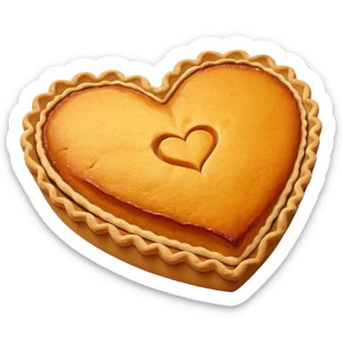 Pumpkin Pie Heart sticker