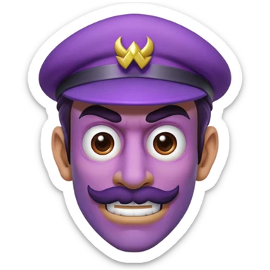 Waluigi from Mario sticker