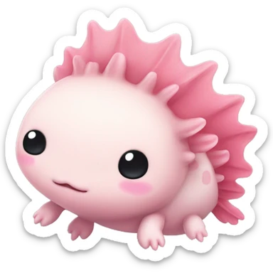 axolotl sanrio sticker