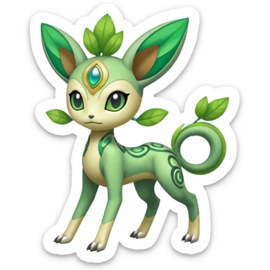 Meloetta-Kecleon-Pokémon-Fakémon-fusion-hybrid-creature sticker