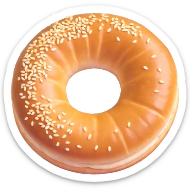 simit with extra sesame seeds sticker