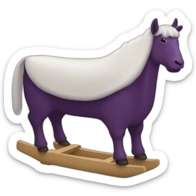 Manger une aubergine sticker