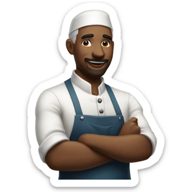 Butcher who likes to gamble  sticker