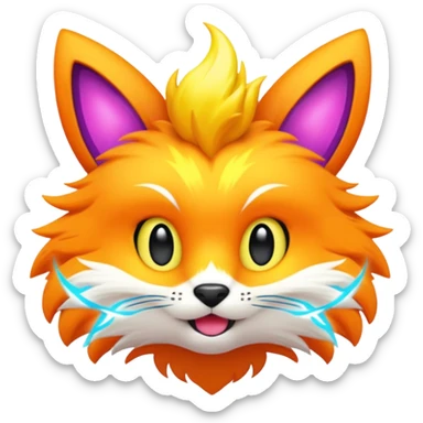  Fey Toony Sprigatito-Electrike-fusion-hybrid sticker