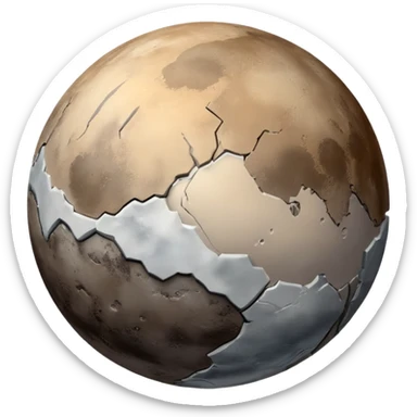 Pluto Planet sticker