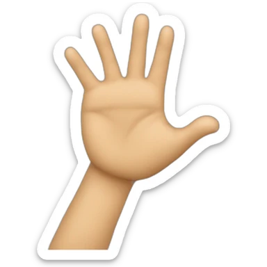 Emoji qui est étonné ouvrant grand les yeux et mettant ses mains derrière sa tête sticker