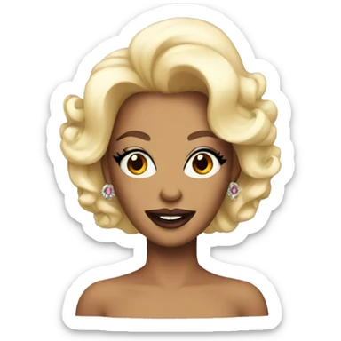 A drag queen sticker