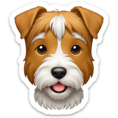 wire hair terrier sticker
