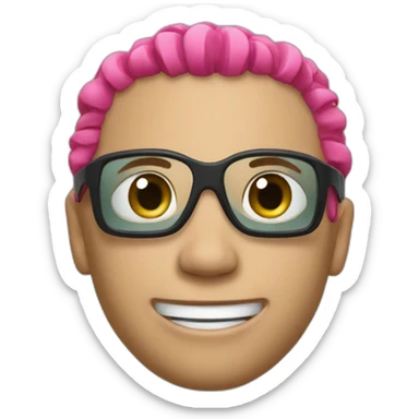 Freestyle swimmer sticker