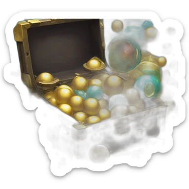 Pokemon Game LootCase Color DarkCyan Rich Treasure Legendary Epic Pokeballs Pokemons and Pokemon Items Inside this have Shiny Glow sticker