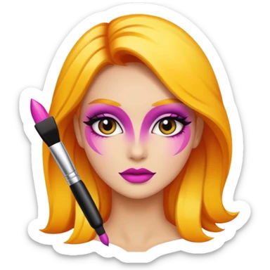 Maquillaje sticker