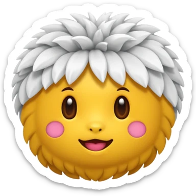 ai pom pom emoji sticker