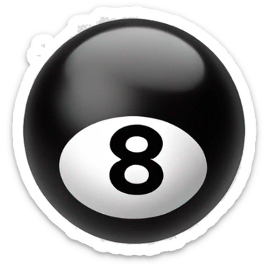 8 ball sticker