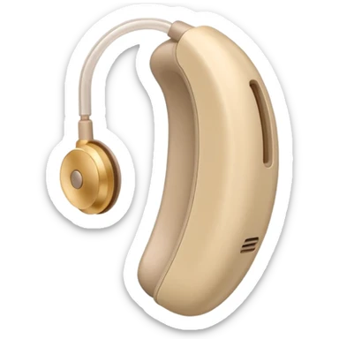 Telinga aid, hearing aid color beinge  sticker
