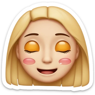 mix of these two 🥺☺️ but make it classic emoji and without hearts and a little bit sad but still smile sticker