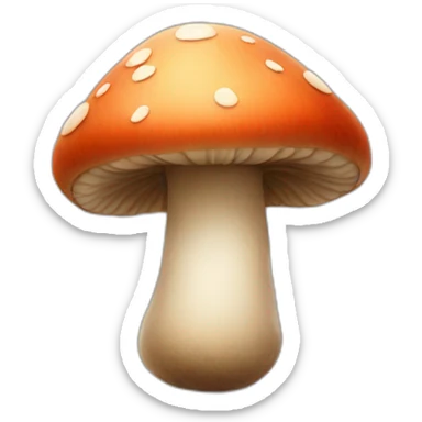 Mushroom-headed man sticker