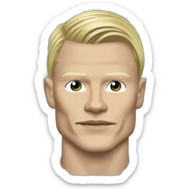 Manchester city erling haaland sticker