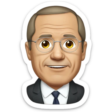 sergei lavrov cute emoji with kawai face  sticker
