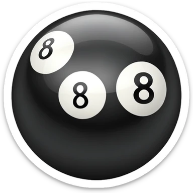 8 ball  sticker