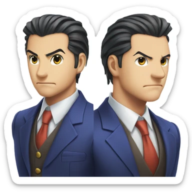 phoenix wright ace attorney sticker