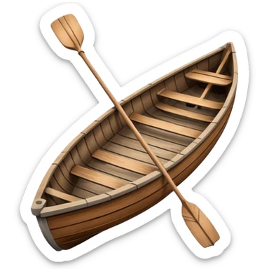 Rowboat – Small boat with oars sticker