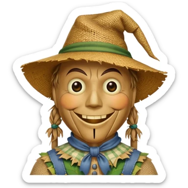 Scarecrow from the Wizard of Oz sticker