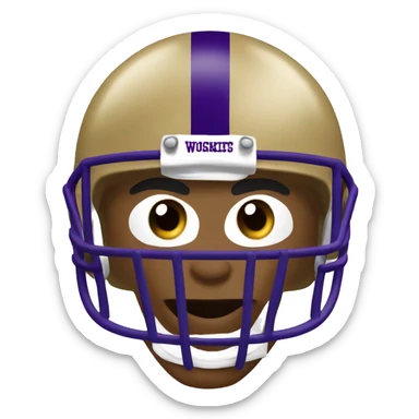 Washington huskies football sticker