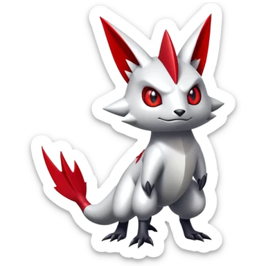 Shiny Dark Exotic Bisharp-Zangoose-Scizor-Hybrid-Creature sticker
