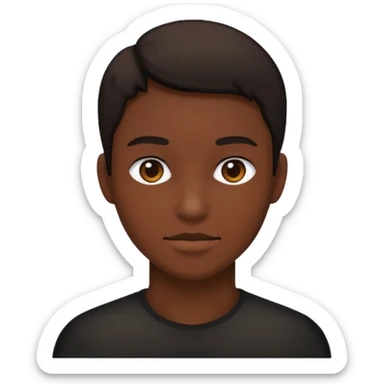 WIl je voor mij emoij maken
Je ziet gezicht, persoon. Maar zie alleen silhout, onbekend. sticker