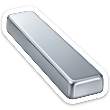 Create a silver bar that is visible in a small navigation bar for my jewellery shop website make it attractive for the navigation bar make it visible properly. Make the gold bar and silver similar or same in style sticker