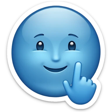 Please donate blue tik sticker