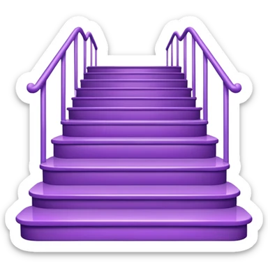 42-foot purple steps in floor map way to wardrobe sticker