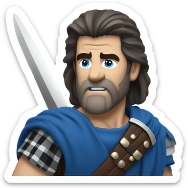 Mel Gibson braveheart sticker