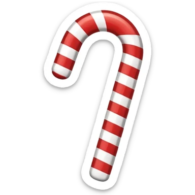 candy cane emoji sticker